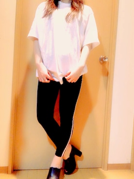 「CECIL McBEE（セシルマクビー）のアイテム（サンダル）」を使った、ゆーちゃさん（レディース・156cm）の春コーディネート