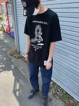 「ANARC of hex（アナークオブヘックス）のアイテム」を使った、IZMさん（レディース・165cm）の春コーディネート