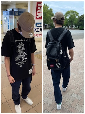 「ANARC of hex（アナークオブヘックス）のアイテム」を使った、IZMさん（レディース・165cm）の夏コーディネート