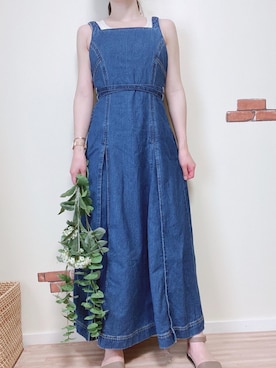 「フォロバ」｜「アイテム（ワンピース/ドレス）」を使った、fu【相互フォロー】さん（レディース・156cm）の夏コーディネート