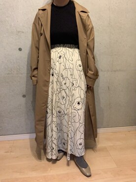 トレンチコートを使った 30代コーデ のレディース人気ファッションコーディネート Wear