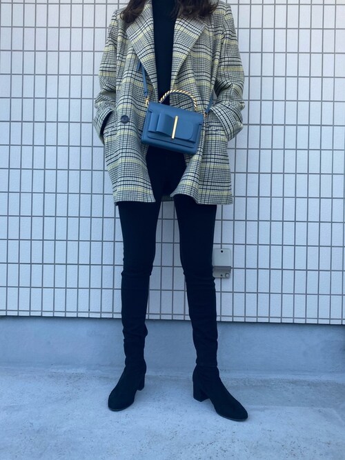 MOUSSY（マウジー）の「CHECK MIDDLE ジャケット（テーラード