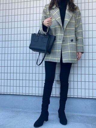 MOUSSY（マウジー）の「CHECK MIDDLE ジャケット（テーラード
