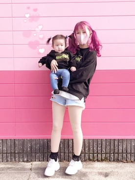 「娘コーデ」｜𝓂 ྀིさん（レディース・155cm・20代）の冬コーディネート