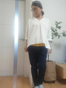 「Chloro sister（クロロシスター）のアイテム」を使った、86さん（レディース・153cm）の春コーディネート