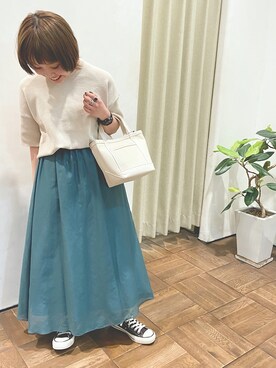 「FORK&SPOON」｜キザキ　アケミさん（レディース・148cm）の春コーディネート