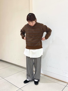 「unify（ユニファイ）のアイテム」を使った、キザキ　アケミさん（レディース・148cm）の冬コーディネート