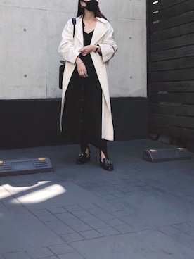 「アイテム（ローファー）」を使った、waka__sanさん（レディース・162cm・30代）の春コーディネート