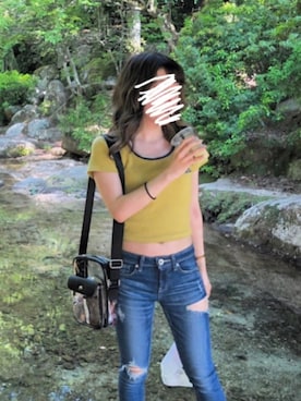 「EGOIST（エゴイスト）のアイテム（バッグ）」を使った、⑩さん（レディース・150cm）の夏コーディネート