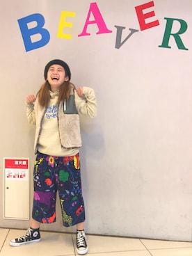 「BOHEMIANS（ボヘミアンズ）のアイテム」を使った、リナリナ～さん（レディース・157cm）の冬コーディネート