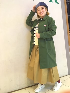 「GRANDMA MAMA DAUGHTER（グランマママドーター）のアイテム」を使った、リナリナ～さん（レディース・157cm）の冬コーディネート