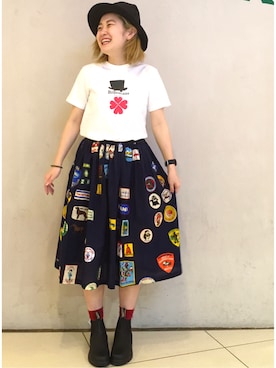 「Blundstone（ブランドストーン）のアイテム」を使った、リナリナ～さん（レディース・157cm）の春コーディネート