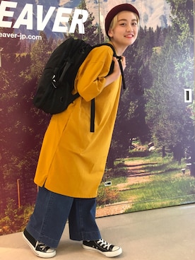 「D.M.G.（ドミンゴ）のアイテム（パンツ）」を使った、リナリナ～さん（レディース・157cm）の夏コーディネート