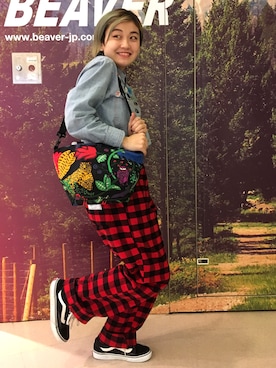 「BOHEMIANS（ボヘミアンズ）のアイテム」を使った、リナリナ～さん（レディース・157cm）の冬コーディネート