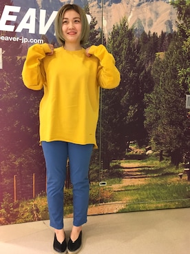 「D.M.G.（ドミンゴ）のアイテム」を使った、リナリナ～さん（レディース・158cm）の春コーディネート