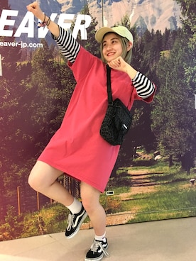 「CAL O LINE（キャルオーライン）のアイテム」を使った、リナリナ～さん（レディース・158cm）の春コーディネート