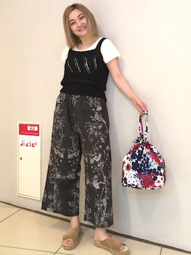 「BOHEMIANS（ボヘミアンズ）のアイテム」を使った、リナリナ～さん（レディース・158cm）の夏コーディネート