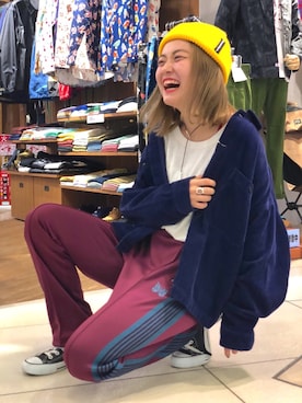 「BEAVER（ビーバー）のアイテム」を使った、リナリナ～さん（レディース・158cm）の秋コーディネート