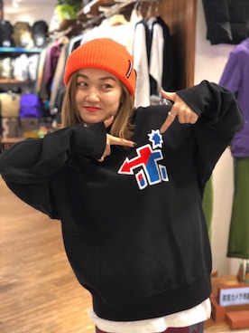 「BEAVER（ビーバー）のアイテム（トップス）」を使った、リナリナ～さん（レディース・158cm）の秋コーディネート