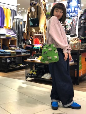 「URVIN（アービン）のアイテム」を使った、リナリナ～さん（レディース・158cm）の秋コーディネート