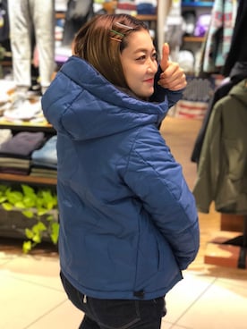 「D.M.G.（ドミンゴ）のアイテム（パンツ）」を使った、リナリナ～さん（レディース・158cm）の秋コーディネート