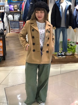 「JEMORGAN（ジェーイーモーガン）のアイテム」を使った、リナリナ～さん（レディース・158cm）の冬コーディネート