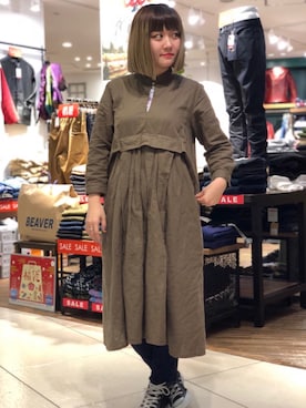 「D.M.G.（ドミンゴ）のアイテム」を使った、リナリナ～さん（レディース・158cm）の冬コーディネート