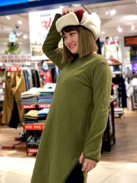 「D.M.G.（ドミンゴ）のアイテム（パンツ）」を使った、リナリナ～さん（レディース・158cm）の冬コーディネート