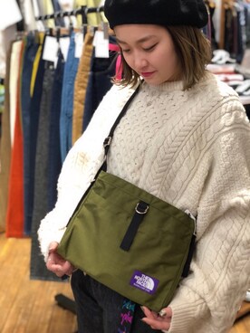 「Urvin」｜「アイテム（帽子）」を使った、リナリナ～さん（レディース・158cm）の冬コーディネート