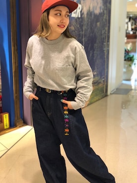 「URVIN（アービン）のアイテム」を使った、リナリナ～さん（レディース・158cm）の冬コーディネート