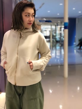 「URVIN（アービン）のアイテム」を使った、リナリナ～さん（レディース・158cm）の冬コーディネート