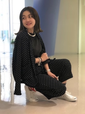 「FANEUIL（ファヌル）のアイテム」を使った、リナリナ～さん（レディース・158cm）の春コーディネート