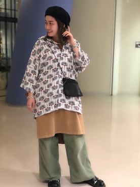 「TIMEX（タイメックス）のアイテム」を使った、リナリナ～さん（レディース・158cm）の春コーディネート