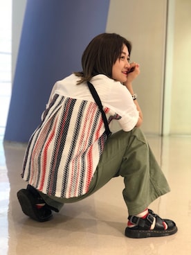 「kiruna（キルナ）のアイテム」を使った、リナリナ～さん（レディース・158cm）の春コーディネート