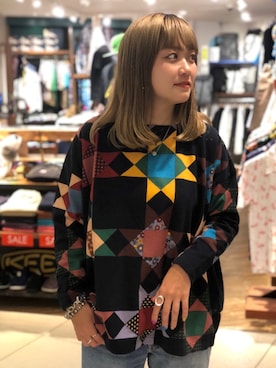 「BEAVER（ビーバー）のアイテム（リング）」を使った、リナリナ～さん（レディース・158cm）の夏コーディネート