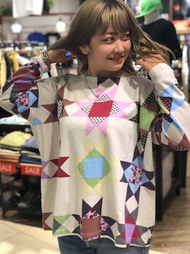 「BEAVER（ビーバー）のアイテム（リング）」を使った、リナリナ～さん（レディース・158cm）の夏コーディネート