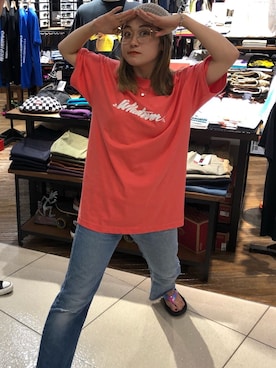 「BEAVER（ビーバー）のアイテム（リング）」を使った、リナリナ～さん（レディース・158cm）の夏コーディネート