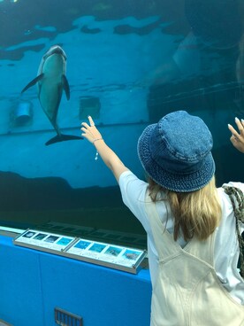 「BEAVER（ビーバー）のアイテム（リング）」を使った、リナリナ～さん（レディース・158cm）の秋コーディネート