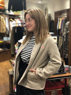 「FANEUIL（ファヌル）のアイテム」を使った、リナリナ～さん（レディース・158cm）の秋コーディネート