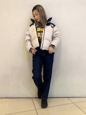 「MIXTA（ミクスタ）のアイテム」を使った、リナリナ～さん（レディース・158cm）の秋コーディネート