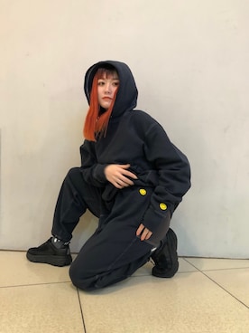 「CAL O LINE（キャルオーライン）のアイテム」を使った、リナリナ～さん（レディース・158cm）の冬コーディネート