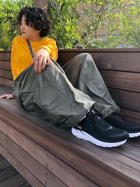 「BEAVER（ビーバー）のアイテム（リング）」を使った、リナリナ～さん（レディース・158cm）の夏コーディネート