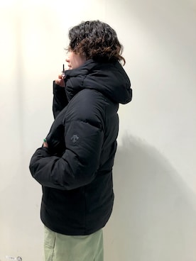「DESCENTE ALLTERRAIN（デサント　オルテライン）のアイテム（ジャケット/アウター）」を使った、リナリナ～さん（レディース・158cm）の夏コーディネート