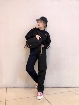 「WILD THINGS（ワイルドシングス）のアイテム（帽子）」を使った、リナリナ～さん（レディース・158cm）の秋コーディネート