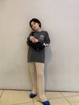 「GREGORY（グレゴリー）のアイテム（バッグ）」を使った、リナリナ～さん（レディース・158cm）の夏コーディネート