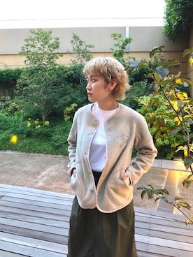 「URVIN（アービン）のアイテム」を使った、リナリナ～さん（レディース・158cm）の秋コーディネート