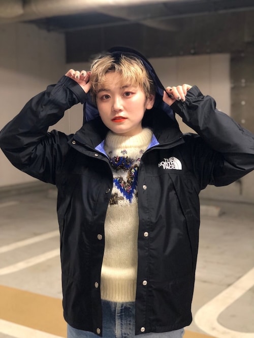 リナリナ Beaverなんば店 The North Faceのマウンテンパーカーを使ったコーディネート Wear