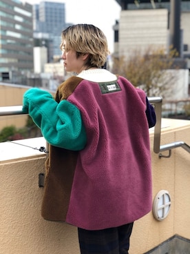 「CAL O LINE（キャルオーライン）のアイテム」を使った、リナリナ～さん（レディース・158cm）の冬コーディネート