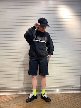 「MANASTASH」｜「アイテム（その他）」を使った、リナリナ～さん（レディース・158cm）の春コーディネート
