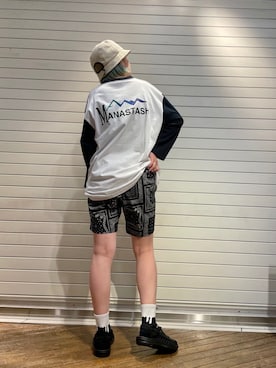 「MANASTASH」｜「アイテム（その他）」を使った、リナリナ～さん（レディース・158cm）の春コーディネート